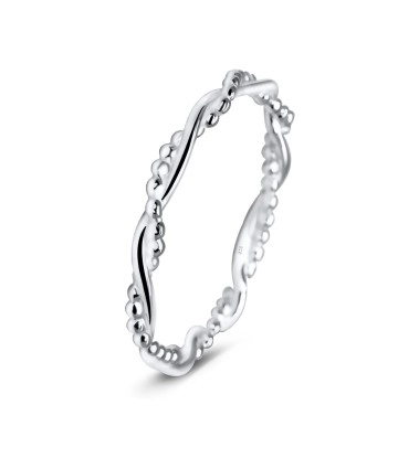 Unique Twirl Silver Ring NSR-3334